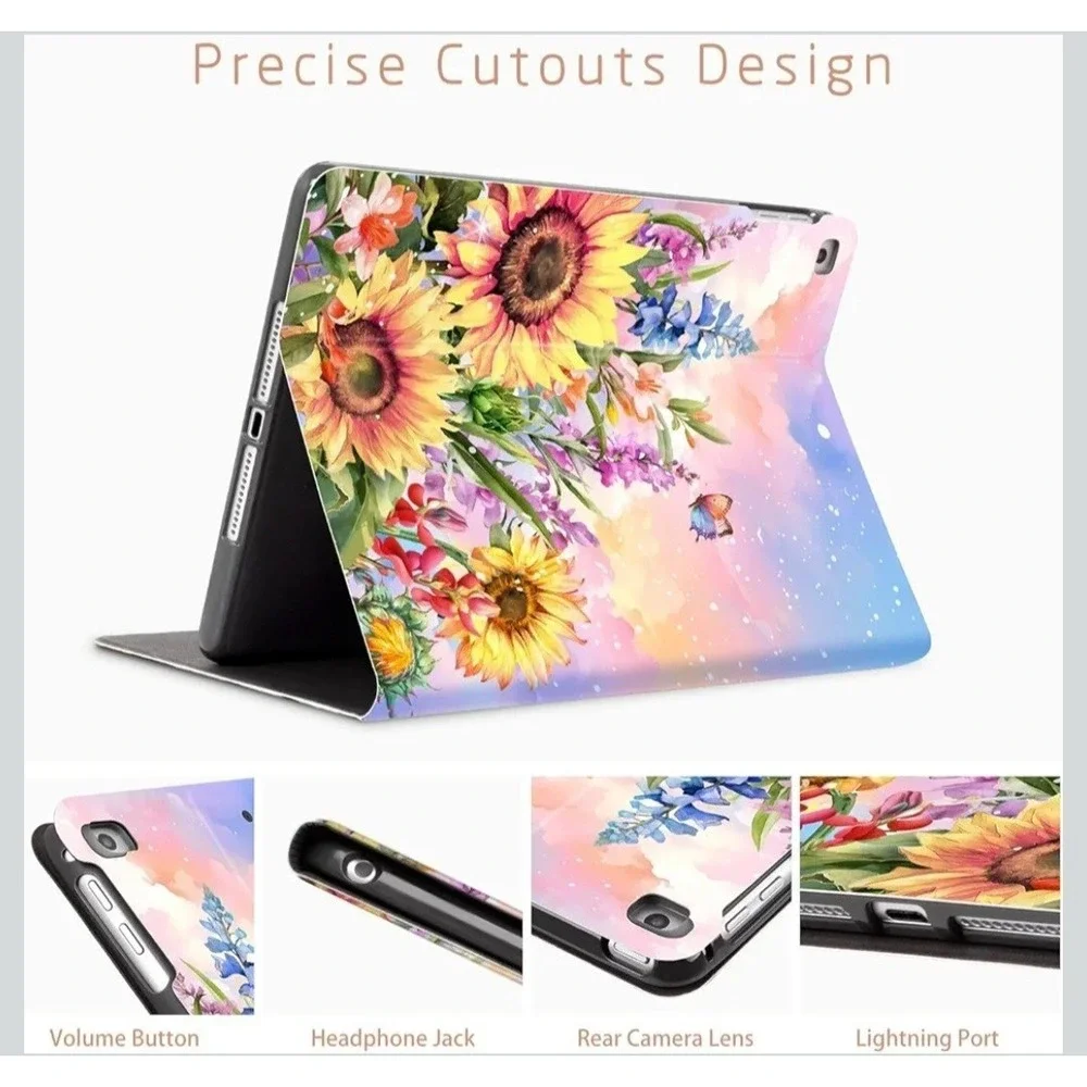 Case for iPad 6th/5th Generation (2018/2017) 9.7 Inch, for iPad Air 2/Air 1 Gen,
